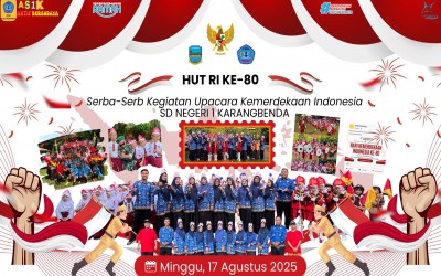 Serba-Serbi Upacara HUT RI ke-80 di SDN 1 Karangbenda